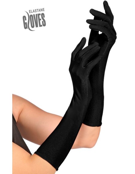 GUANTES LARGOS NEGROS 40 CM