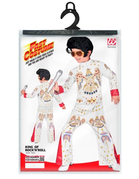 DISFRAZ DEL REY DEL ROCK N´ROLL INFANTIL FAST COST