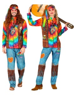 DISFRAZ DE HIPPIE ADULTO FAST COSTUMES