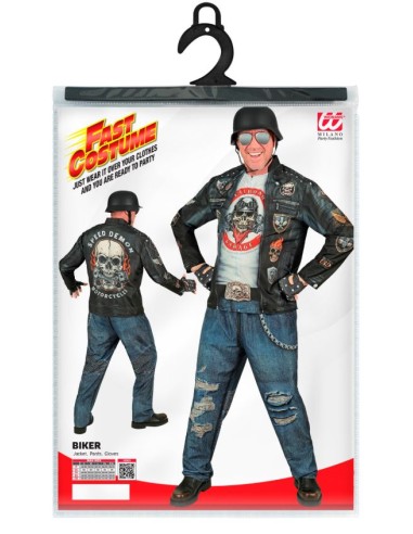 DISFRAZ MOTORISTA ADULTO FAST COSTUMES