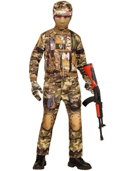 DISFRAZ SOLDADO MILITAR INFANTIL FAST COSTUME