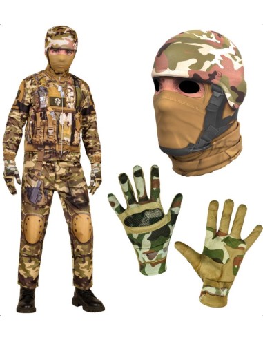DISFRAZ SOLDADO MILITAR INFANTIL FAST COSTUME