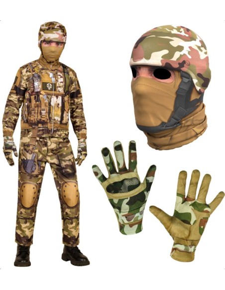 DISFRAZ SOLDADO MILITAR INFANTIL FAST COSTUME