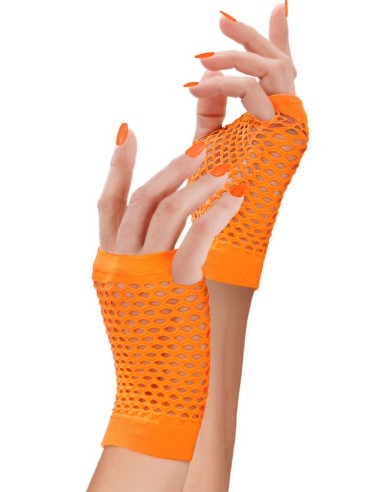 GUANTES CORTOS RED SIN DEDOS FLUOR