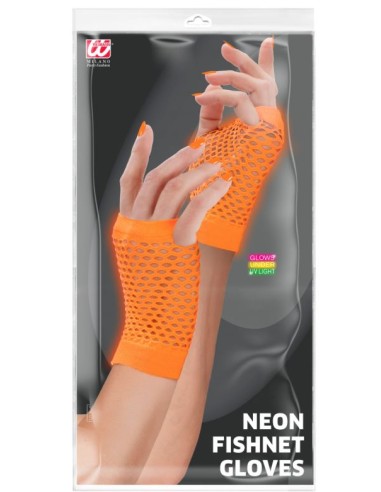 GUANTES CORTOS RED SIN DEDOS FLUOR