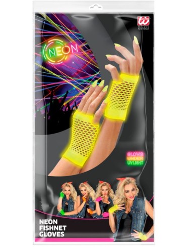 GUANTES CORTOS RED SIN DEDOS FLUOR