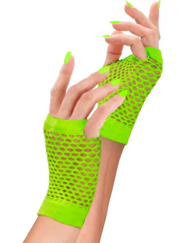 GUANTES CORTOS RED SIN DEDOS FLUOR