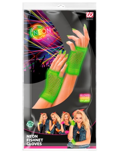 GUANTES CORTOS RED SIN DEDOS FLUOR