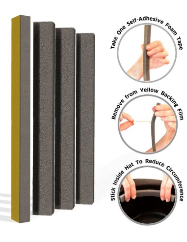 4 CINTAS DE ESPUMA AUTOADHESIVOS