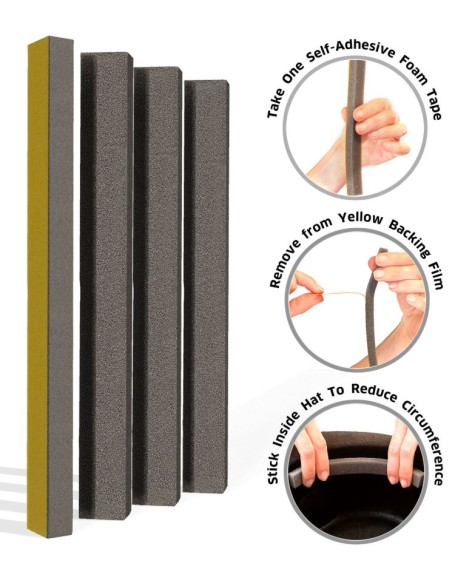 4 CINTAS DE ESPUMA AUTOADHESIVOS