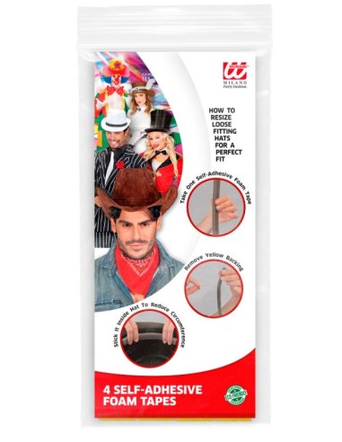 4 CINTAS DE ESPUMA AUTOADHESIVOS