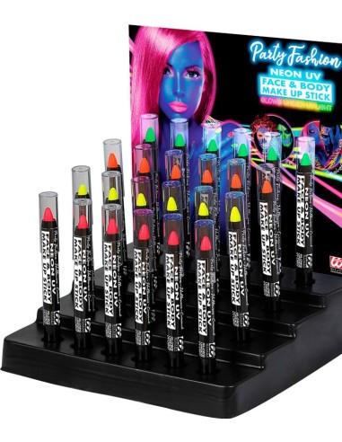 MAQUILLAJE EN BARRA AL AGUA FLUORESCENTE