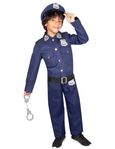 DISFRAZ DE POLICÍA VALIENTE INFANTIL