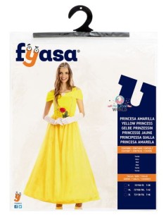 DISFRAZ PRINCESA AMARILLA ADULTO 2