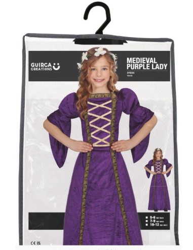DISFRAZ LADY PÚRPURA INFANTIL