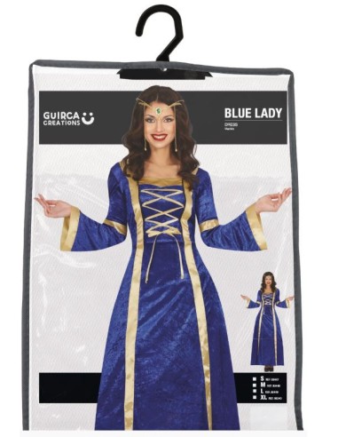 DISFRAZ LADY AZUL MUJER