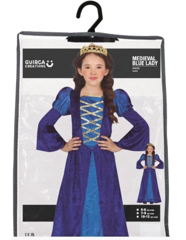 DISFRAZ LADY AZUL INFANTIL