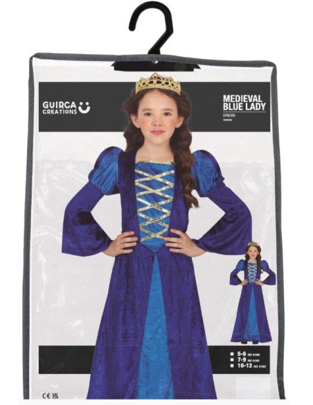 DISFRAZ LADY AZUL INFANTIL