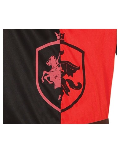 DISFRAZ CABALLERO MEDIEVAL ROJO INFANTIL