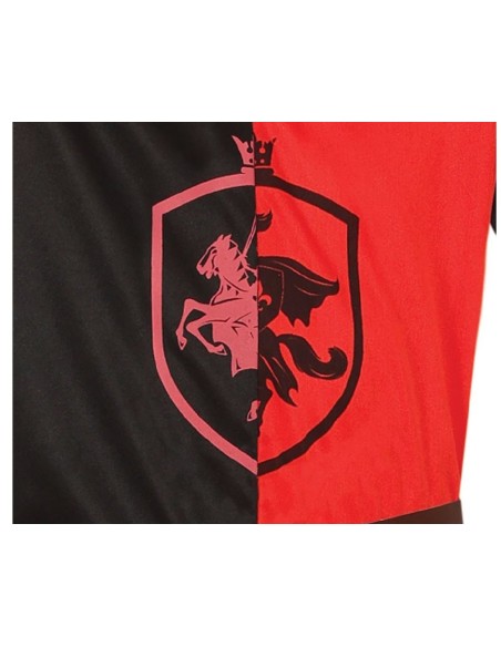 DISFRAZ CABALLERO MEDIEVAL ROJO INFANTIL