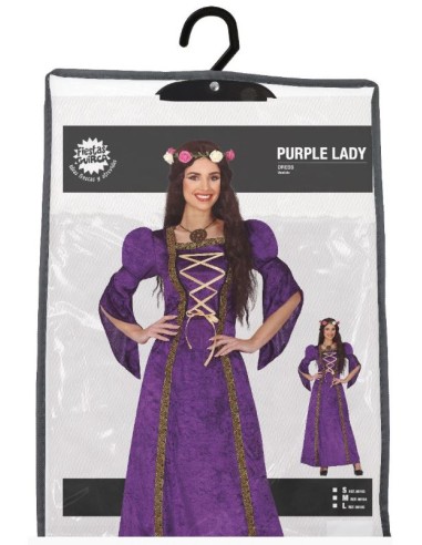 DISFRAZ LADY PÚRPURA ADULTA