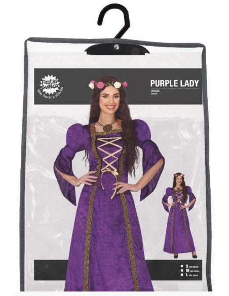 DISFRAZ LADY PÚRPURA ADULTA