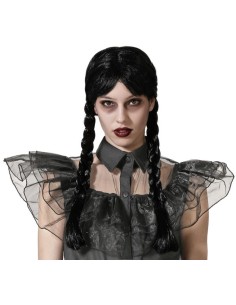 PELUCA TRENZAS NEGRA