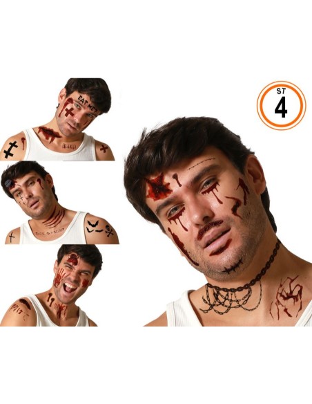 TATUAJES HALLOWEEN SANGRIENTOS