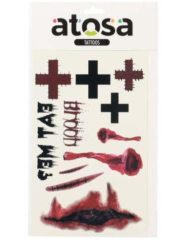 TATUAJES HALLOWEEN SANGRIENTOS