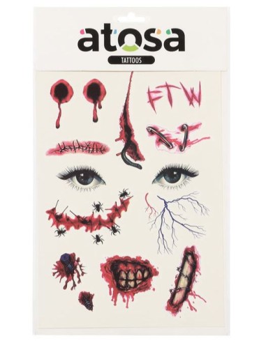 TATUAJES HALLOWEEN SANGRIENTOS