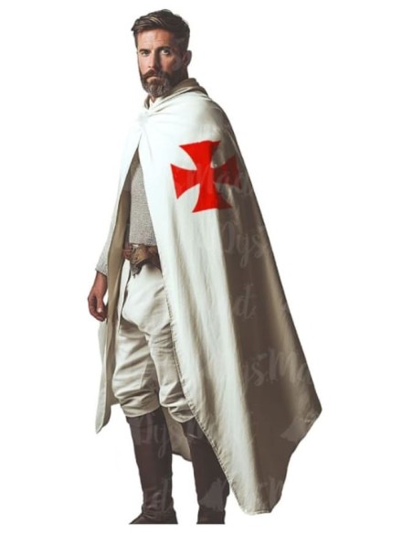 CAPA MEDIEVAL CRUZ ADULTO