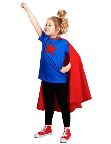 CAPA ROJA SIN CUELLO INFANTIL