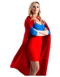 CAPA ROJA SIN CUELLO ADULTO