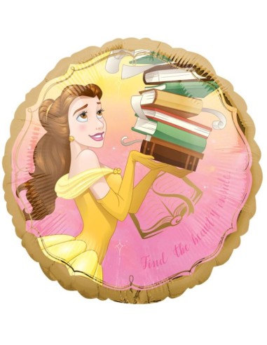 GLOBO FOIL PRINCESA BELLA 45 CM