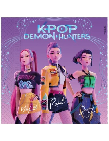 SERVILLETAS PAPEL K-POP
