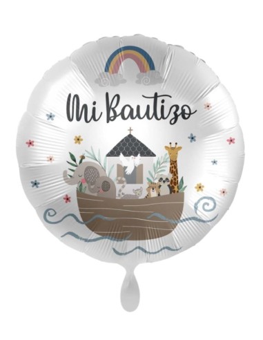 GLOBO FOIL MI BAUTIZO 45 CM