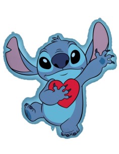 GLOBO FOIL STITCH CORAZÓN