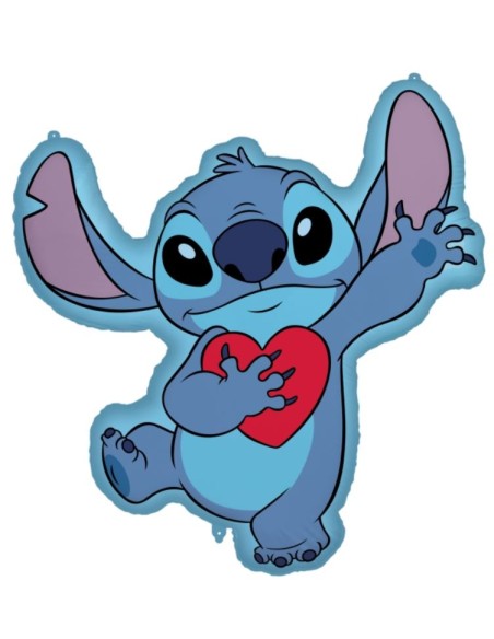 GLOBO FOIL STITCH CORAZÓN