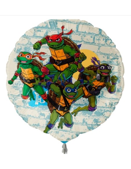 GLOBO FOIL TORTUGAS NINJA 45 CM