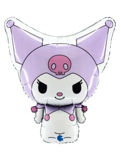 GLOBO FOIL FOR KUROMI LILA 45 CM