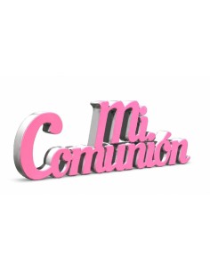 RÓTULO CORCHO "MI COMUNIÓN" 40 CM