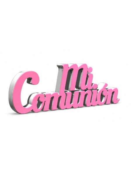RÓTULO CORCHO "MI COMUNIÓN" 40 CM