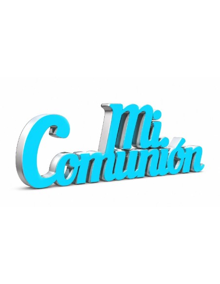 RÓTULO CORCHO "MI COMUNIÓN" 40 CM