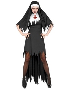 DISFRAZ MONJA HORROR ADULTO 2