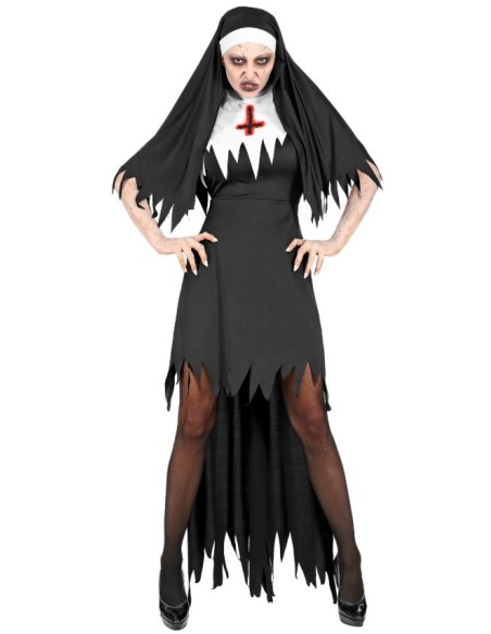 DISFRAZ MONJA HORROR ADULTO