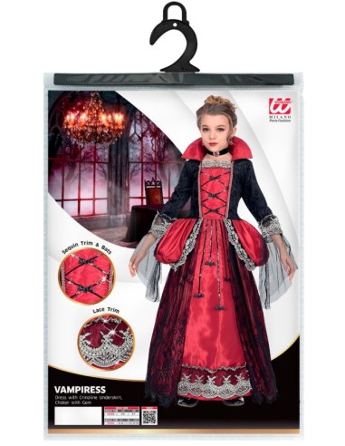 DISFRAZ DE VAMPIRA INFANTIL