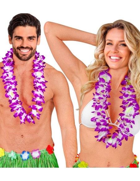 COLLAR DE FLORES HAWAIANO