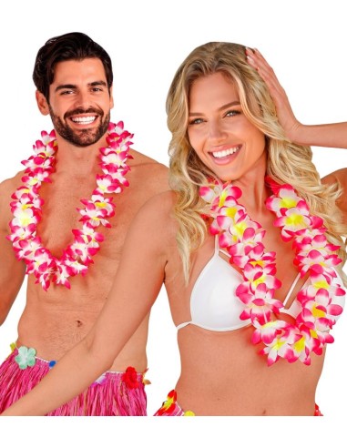 COLLAR DE FLORES HAWAIANO