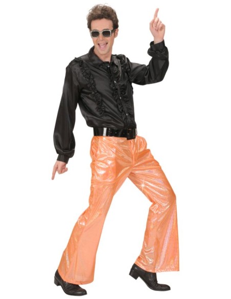 PANTALÓN CON TEJIDO HALOGRÁFICO HOMBRE