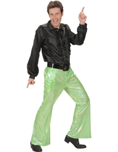 PANTALÓN CON TEJIDO HALOGRÁFICO HOMBRE